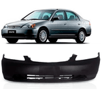 Para-choque Dianteiro Civic De 2001 á 2003 - Preto Liso