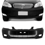 Para-choque Dianteiro Corolla De 2005 á 2008 e Fielder 2008 - Preto Liso