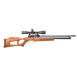 Combo FXR Carabina Puncher Nish Wood 6.35mm + Luneta Airking 3-9x42