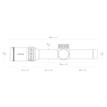 Luneta Hawke Frontier 30 1-6x24 L4A Dot Reticle - Hawke 