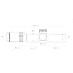 Luneta Hawke Frontier 30 1-6x24 Tactical Dot Reticle - Hawke 