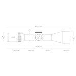 Luneta Hawke Endurance 30 WA 3-12x56 LRC Dot 12x Reticle - Hawke 