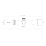 Luneta Vantage 1'' IR 3-9x40 Rimfire .22 Subsonic Reticle - Hawke 