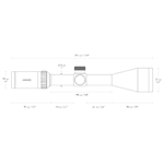 Luneta Vantage 1'' IR 4-12x50 Rimfire .22 Subsonic Reticle - Hawke 