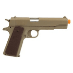 Pistola Airgun Spring (mola) 1911 TAN 6mm - KWC