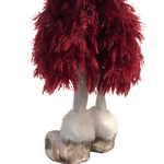 Anjo Decorativo em Pé Vermelho 46cm BT1172 Tok da Casa – Enfeite Natalino Elegante