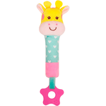 Pelúcia Buzininha com Mordedor Animal Fun Sortido 11946 Buba | Brinquedo Sensorial para Bebês