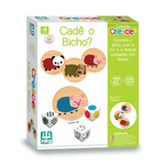 Jogo Cadê o Bicho? Nig – Brinquedo de Madeira Educativo para Associação e Coordenação