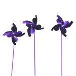 Catavento Metalizado Roxo – Kit com 12 Unidades Real Seda