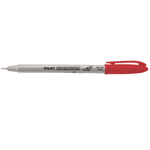 Marcador Permanente CD/DVD Ponta 1.0mm Vermelho Pilot