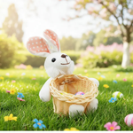 Pelúcia Coelho de Páscoa com Cestinha de Ovos 15cm Sortido Fizzy FCC2892