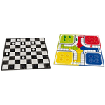 Jogo Dama e Ludo 2 em 1 – Nig Brinquedo Clássico Educativo em Tabuleiro