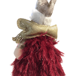 Anjo Decorativo em Pé Vermelho 46cm BT1172 Tok da Casa – Enfeite Natalino Elegante