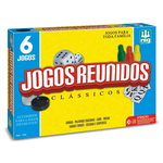 Jogos Reunidos com 6 Jogos – Nig Brinquedo Clássico para Toda a Família