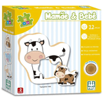 Jogo Mamãe e Bebê 12 Peças – Nig Brinquedo Educativo de Associação