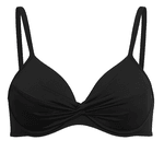TOP PLUS C/ NÓ LISO PRETO