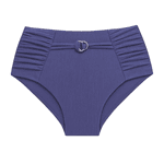 BIQUINI MAX DRAPEE LISO ZB AZUL LUZEIRO