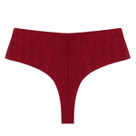 BIQUINI MAX DRAPEE FIO DENTAL LISO ZERO BARRIGA HIBISCO