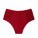 BIQUINI MAX DRAPEE FIO DENTAL LISO ZERO BARRIGA HIBISCO