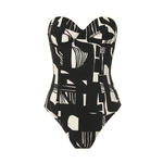 MAIO BUSTIE C/ BOJO ESTAMPADO ZB CALCARIO ABSTRATO