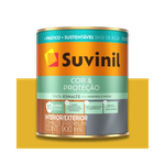 SUVINIL ESMALTE COR E PROTEÇÃO BASE ÁGUA BRILHANTE AMARELO 900ML