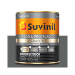 SUVINIL ESMALTE COR E PROTEÇÃO FOSCO GRAFITE CLARO 900ML