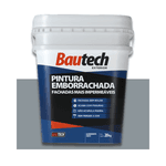 BAU - PINTURA EMBORRACHADA PLATINA 20 KG BAUTECH