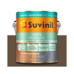 SUVINIL ESMALTE COR E PROTEÇÃO BASE ÁGUA BRILHANTE TABACO 3,6L