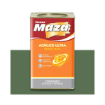 MAZA ACRÍLICO ULTRA VERDE MUSGO 18L