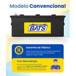 Bateria Bats 150AH | 12 Meses de Garantia | São Paulo