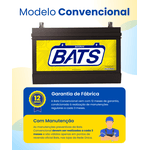 Bateria Bats 90AH | 12 Meses de Garantia | São Paulo