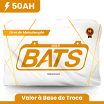 Bateria Bats Gold 50AH | 18 Meses de Garantia | Paraná