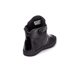 Tenis Sneaker Bawmi Cano Alto Feminino Preto com velcro