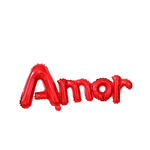 Balão metalizado AMOR