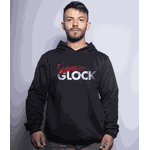 Casaco de Moletom Masculino Militar Com Capuz Team Glock Team Six