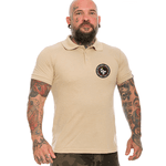 Camiseta Gola Polo Bege Operações Especiais 