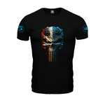 Camiseta Masculina Punisher EUA Premium 3D Team Six Preta