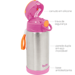 Garrafa Termica Parede Dupla 420 ML BUBA - ROSA