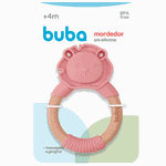 MORDEDOR LEAO EM SILICONE ROSA