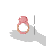 MORDEDOR LEAO EM SILICONE ROSA