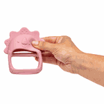 MORDEDOR MAOZINHA EM SILICONE ROSA