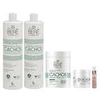 Kit Cachos Nutrição (Murumuru e Karité) + Gelatina Cachos e Definição e Repair Touch