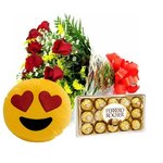Kit Com Buque Apaixonado e Ferrero