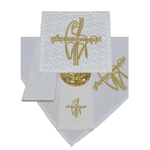 CONJUNTO ALFAIA CORDEIRO ALFA ÔMEGA BRANCO