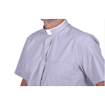 CAMISA CLERICAL ROMANA MANGA CURTA 