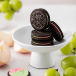 Oreo Biscoito Com Recheio De Uva Verde Com Pessego 97g