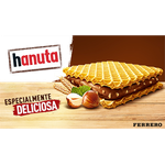Wafer Recheio Creme De Avelã e Cacau Hanuta 22g
