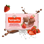 Chocolate Barra Terravita Ao Leite Yogurt Morango 100g