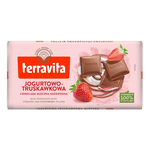 Chocolate Barra Terravita Ao Leite Yogurt Morango 100g