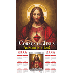  Folhinha Sagrado Coração de Jesus 2026